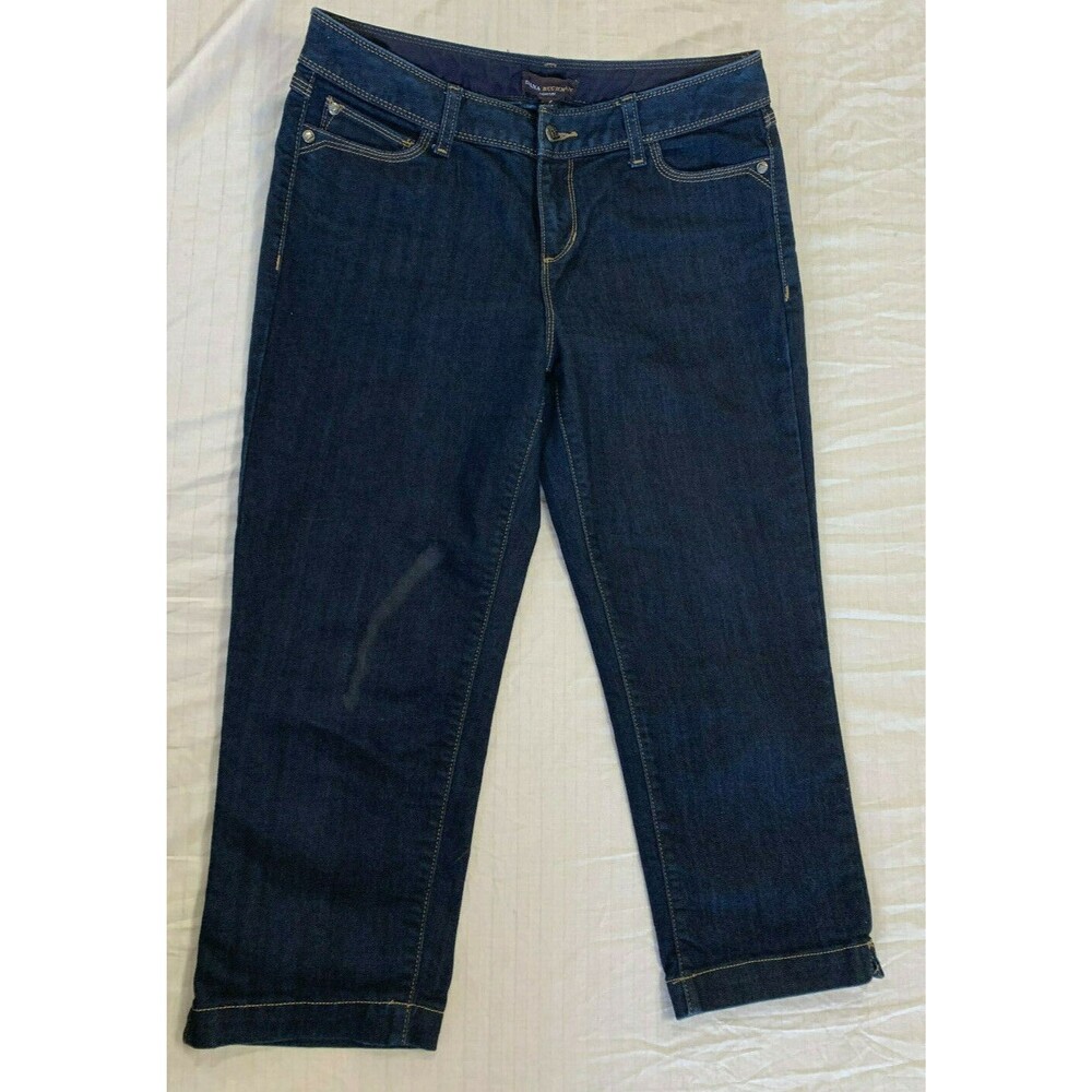 DANA BUCHMAN WOMENS JEANS CAPRIS PANTS SIZE 8